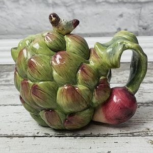 Rare Kaldun & Bogle artichoke mini teapot pitcher